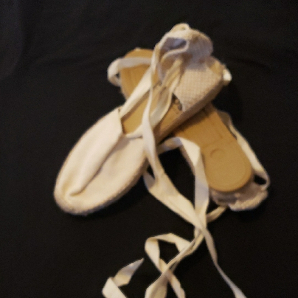 DIEGOS Women's Cream Espadrilles Handmade Spain Size 37 ,NEW no Tag. - Picture 4 of 4